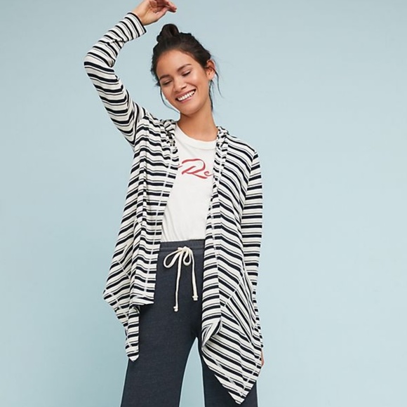 Splendid Jackets & Blazers - Splendid • Anchorage Striped Open Cardigan